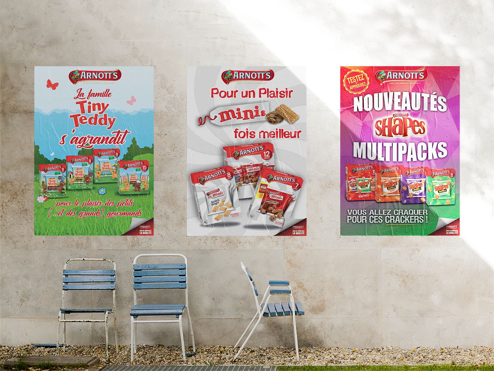 Arnott's : Tiny Teddy, Shapes